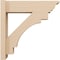 Ekena Millwork 8-in W x 20-in D x 32-in H Merced Trad Rough Cedar Woodgrain TimberThane Outlooker, Primed Tan OUTUR080X20X32MRC04RCPR - alternate 4